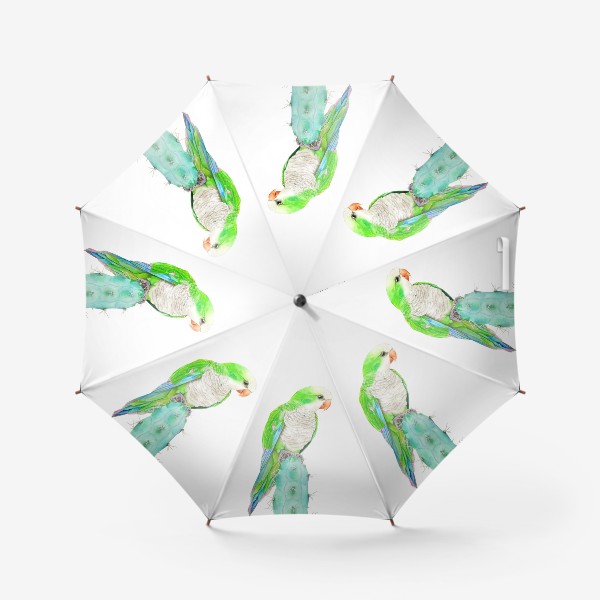 Зонт «Зеленый попугай»