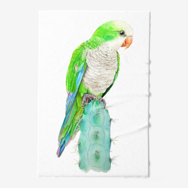 Полотенце «Зеленый попугай»