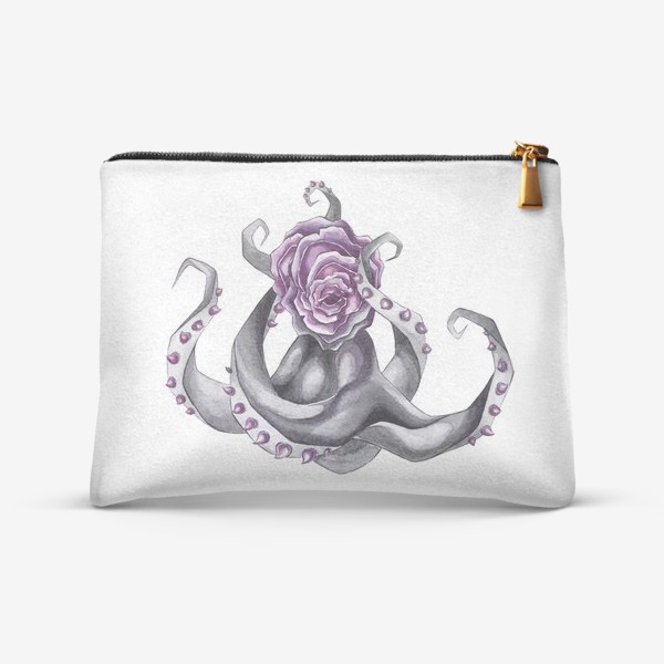 Косметичка &laquo;Цветущий осьминог. Floral octopus&raquo;