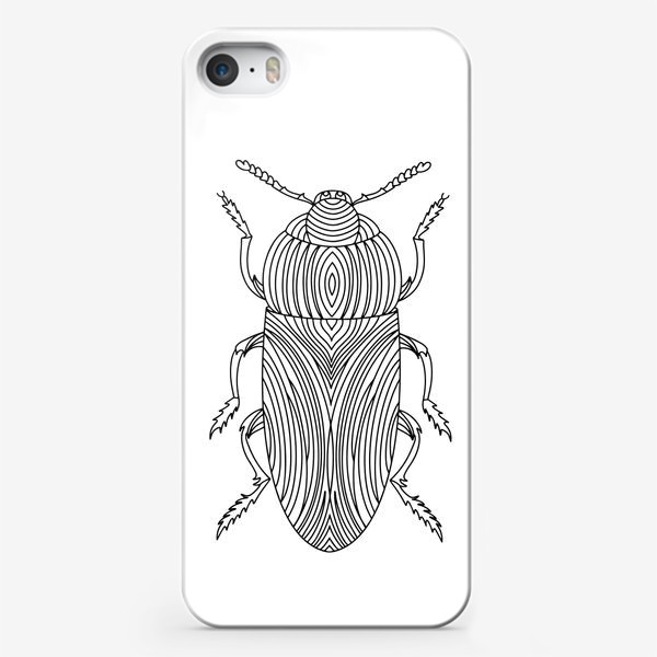 Чехол iPhone «Жук Золотистая Бронзовка. Тропическое насекомое»