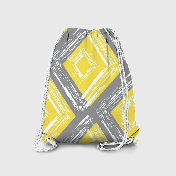Рюкзак «Геометрический узор в цветах 2021 года Pantone»