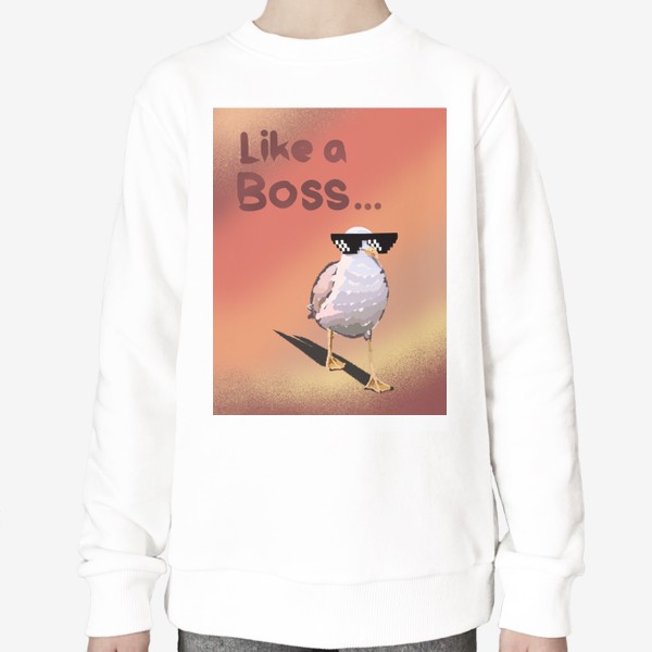Свитшот «Like a boss»