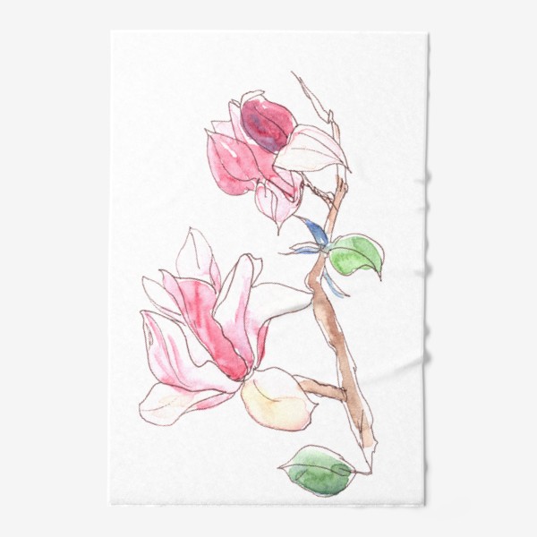 Полотенце «Магнолия в цвету»