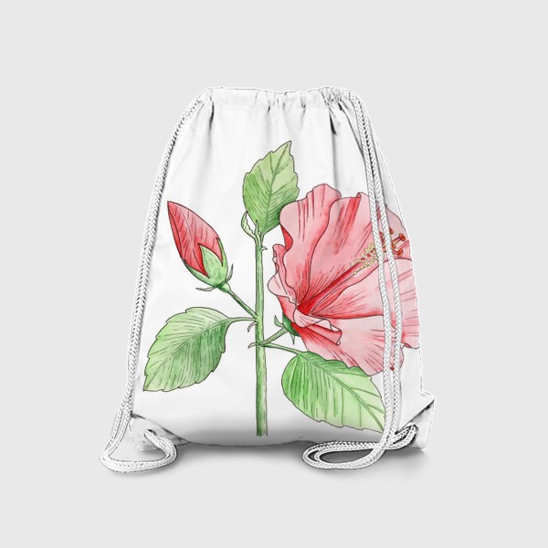 Рюкзак «Цветущий гибискус»