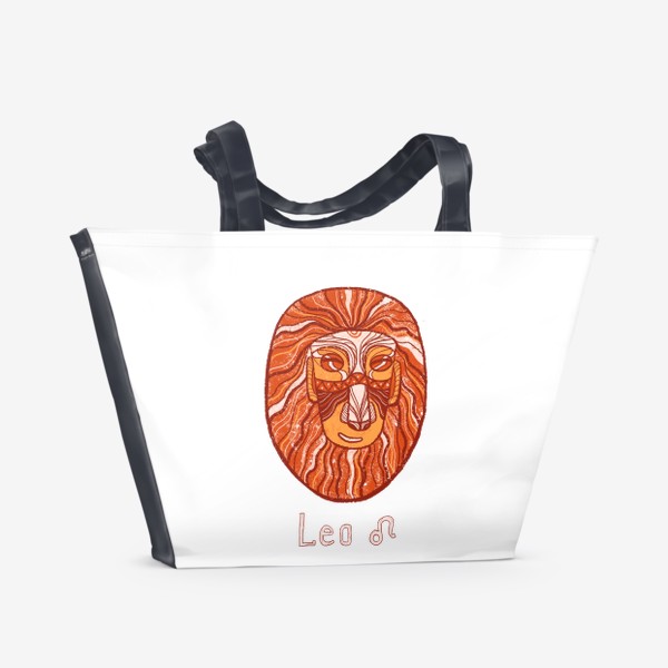 Пляжная сумка «Знак зодиака. Лев.»