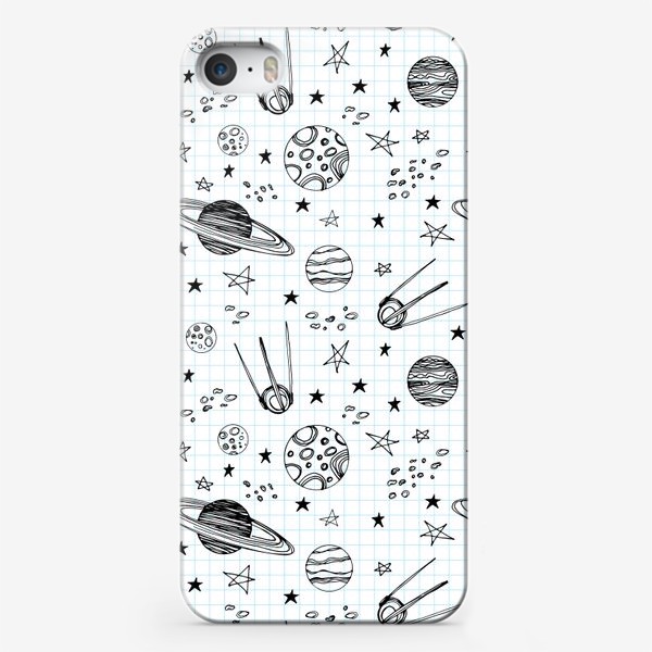 Чехол iPhone «Мечты о космосе на уроке физики»