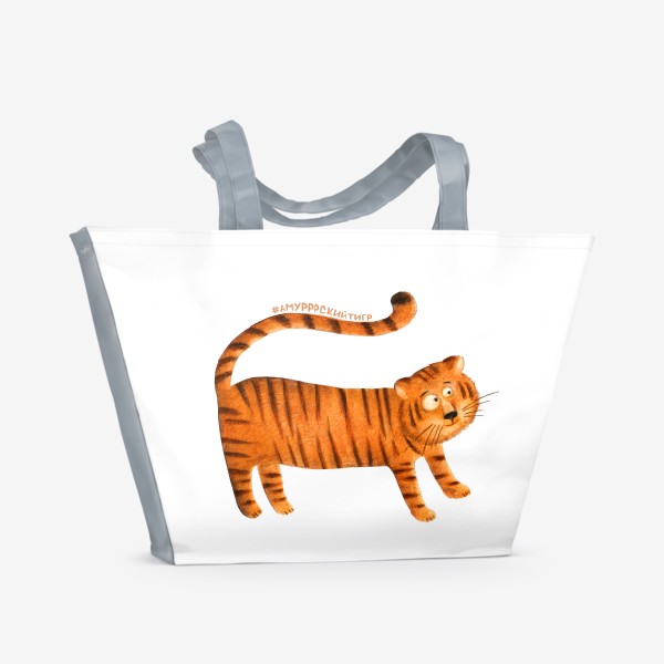 Пляжная сумка «Амурррский тигр»