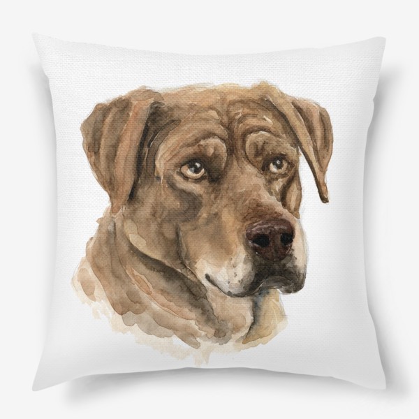 Подушка «портрет собаки»