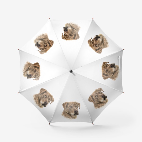 Зонт «портрет собаки»