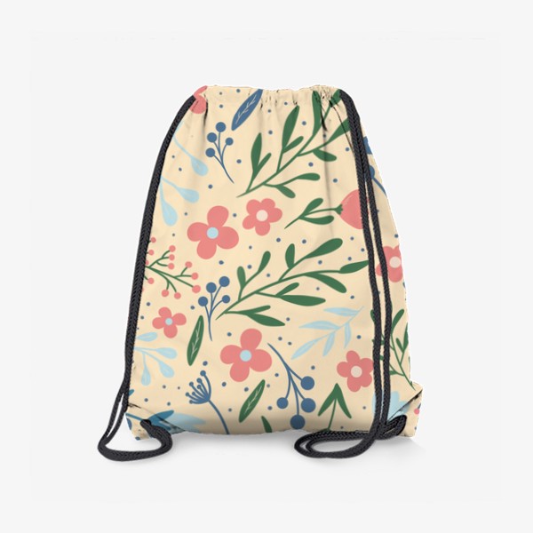 Рюкзак «Принт цветы »