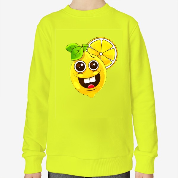 Свитшот «cheerful lemon»