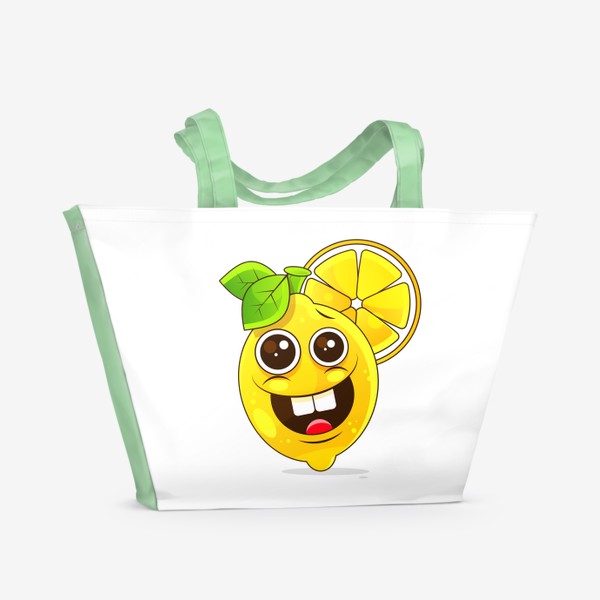 Пляжная сумка «cheerful lemon»