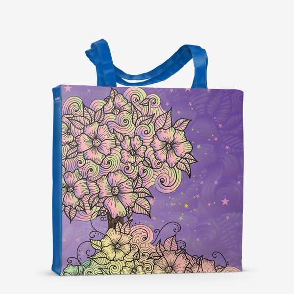 Сумка-шоппер «Цветущее дерево (зеатлинг)»