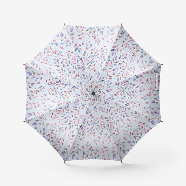 Зонт «Акварельные листики»