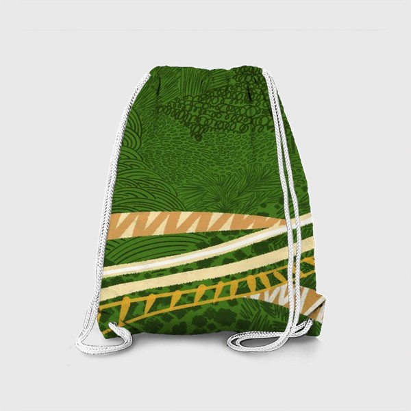 Рюкзак «Зеленый лес стилизация»