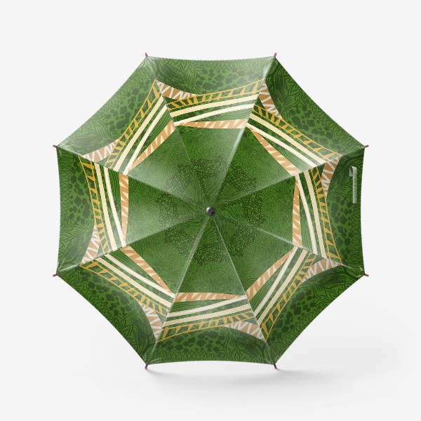 Зонт «Зеленый лес стилизация»