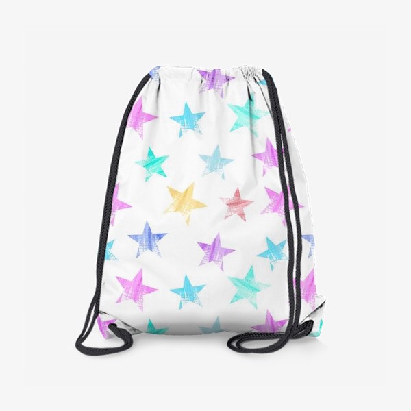 Рюкзак «Цветные звёздочки. Узор.»