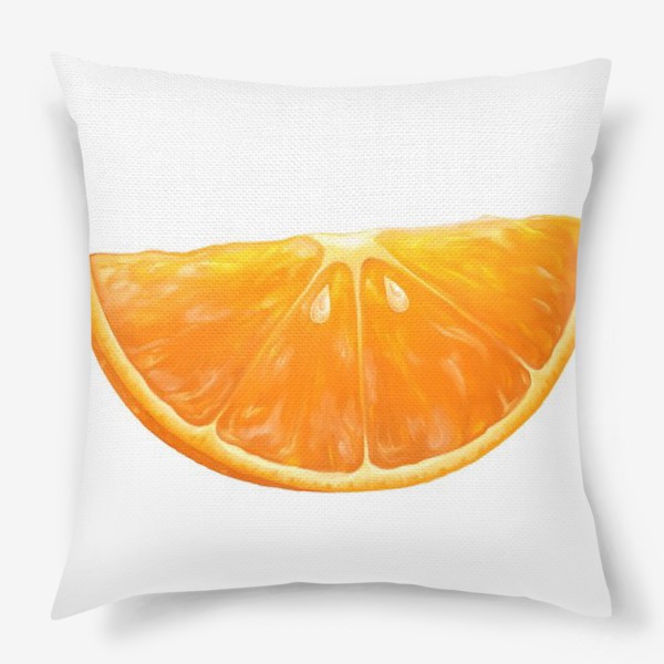 Подушка «Долька апельсина»