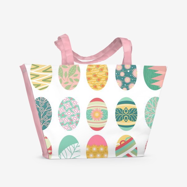 Пляжная сумка «пасхальные яйца»