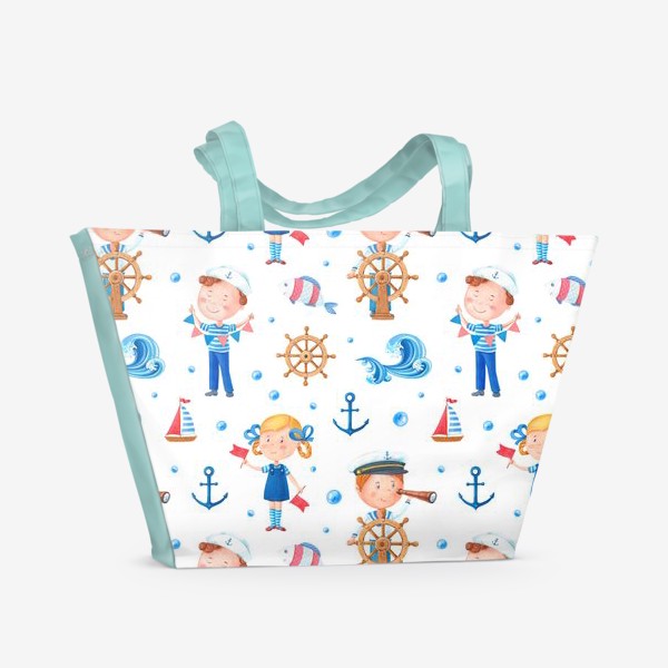 Пляжная сумка «Морское путешествие»