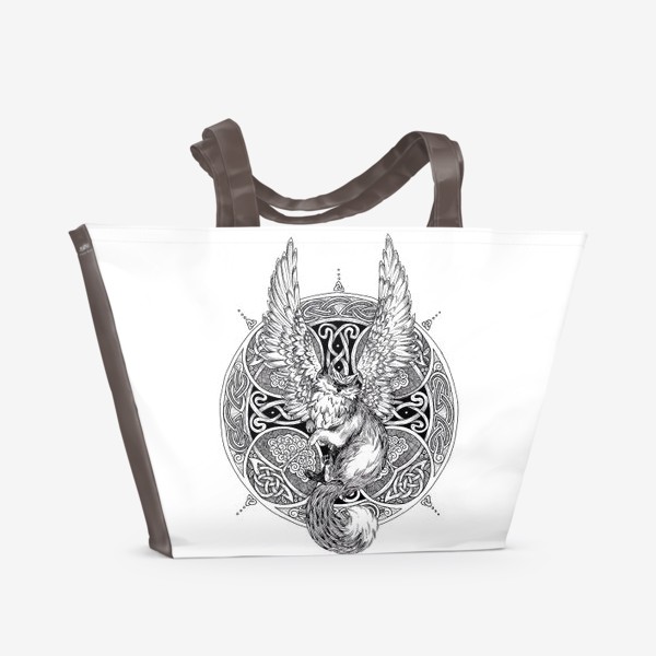 Пляжная сумка &laquo;крылатый кот&raquo;