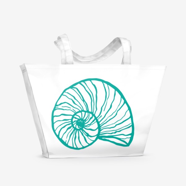 Пляжная сумка «ракушка»