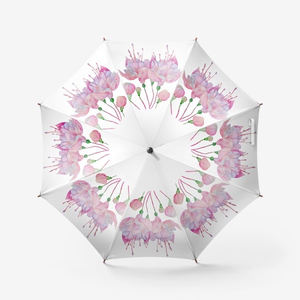 Зонт «Акварель цветок нежная Фуксия »