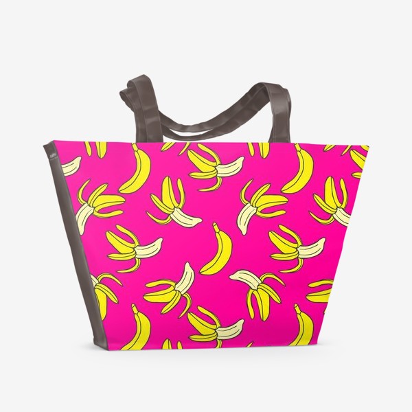 Пляжная сумка «Банановый паттерн»