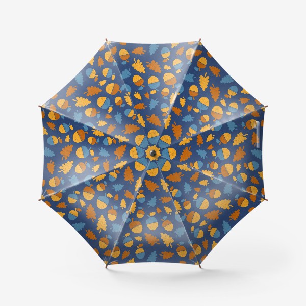 Зонт «Желуди на синем»
