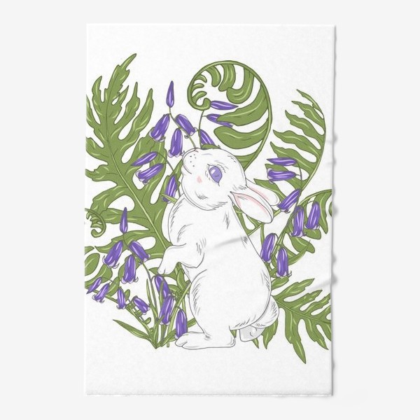 Полотенце «кролик весной»