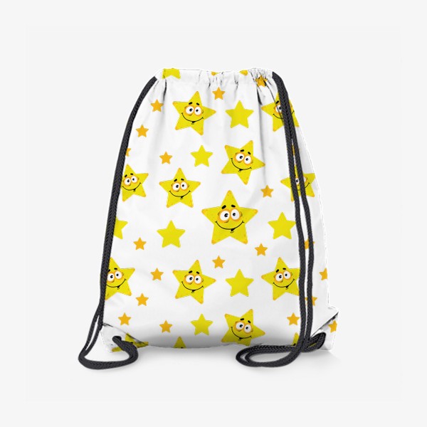 Рюкзак «Небесный звездопад! Паттерн со звездами. »