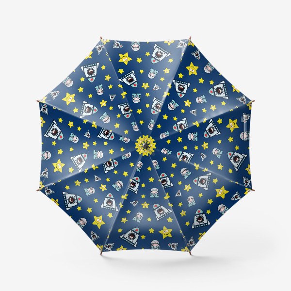 Зонт «Паттерн космос на фоне.»