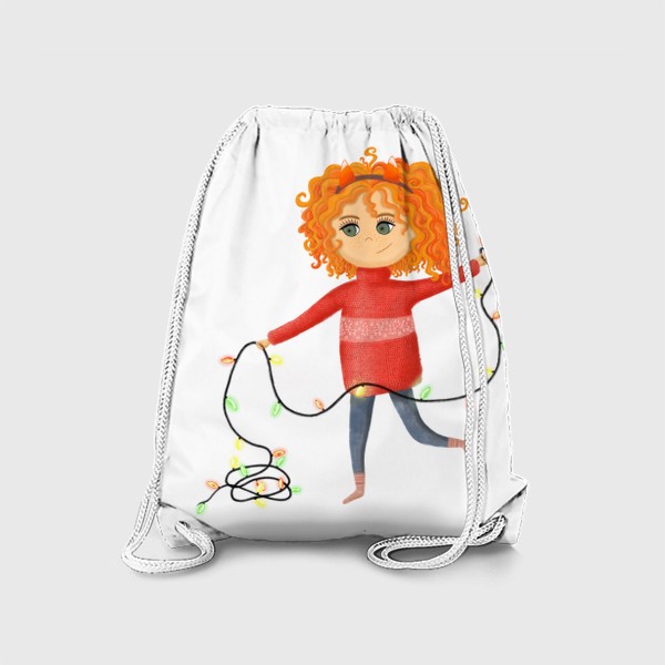Рюкзак «Девочка с гирляндой»