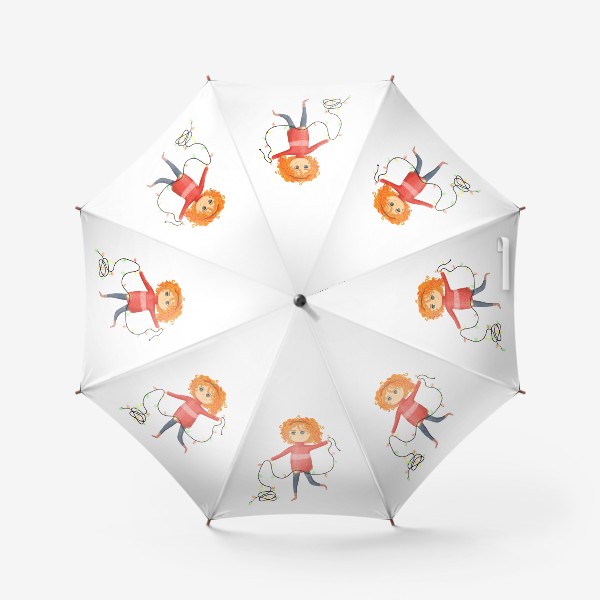 Зонт «Девочка с гирляндой»