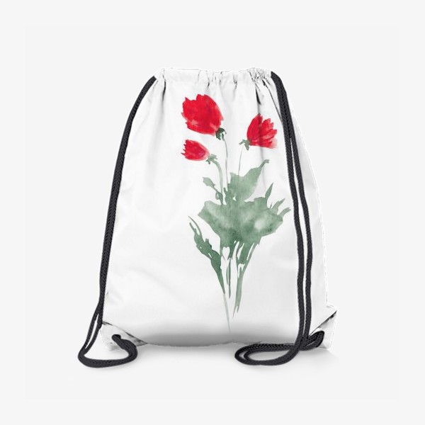 Рюкзак «Красный цветок»
