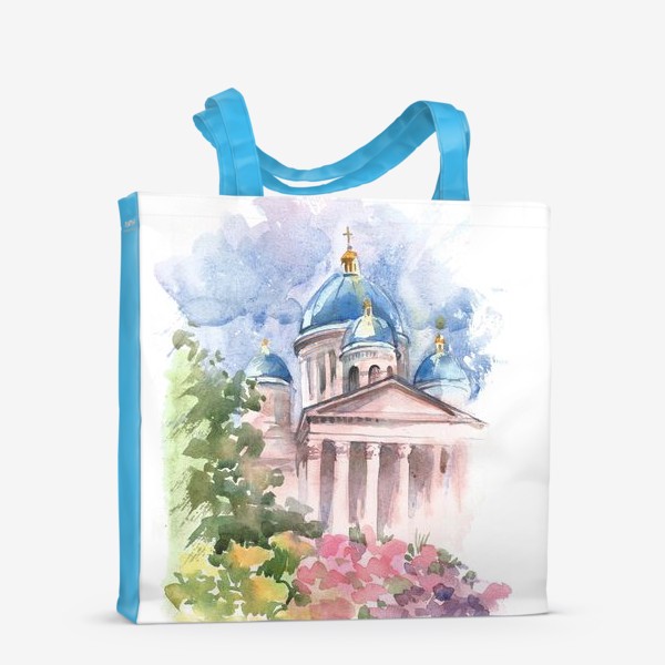 Сумка-шоппер «Смольный собор, Санкт-Петербург»