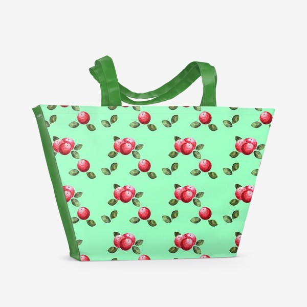 Пляжная сумка «Cranberry mint»
