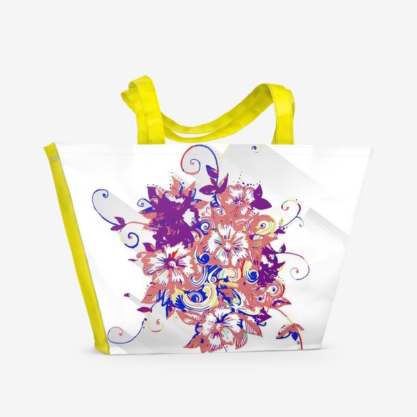 Пляжная сумка &laquo;Цветы (зеатлинг)&raquo;