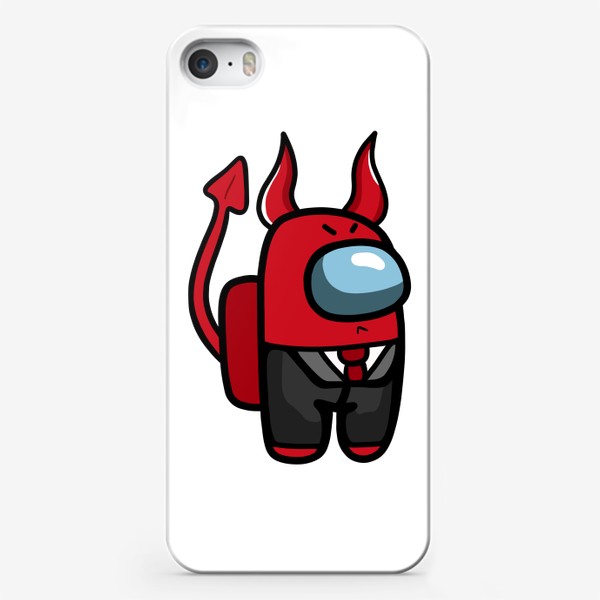 Чехол iPhone «Among Us "Демон"»