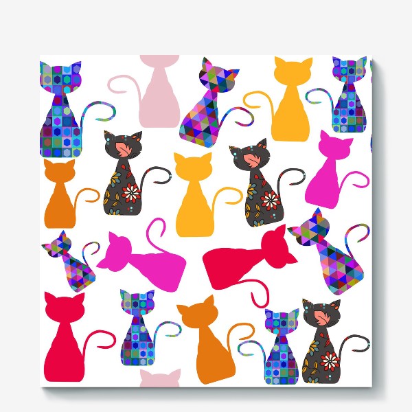 Холст «Cats pattern»