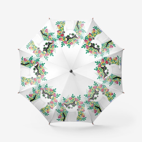 Зонт «Леди Бу и цветы»
