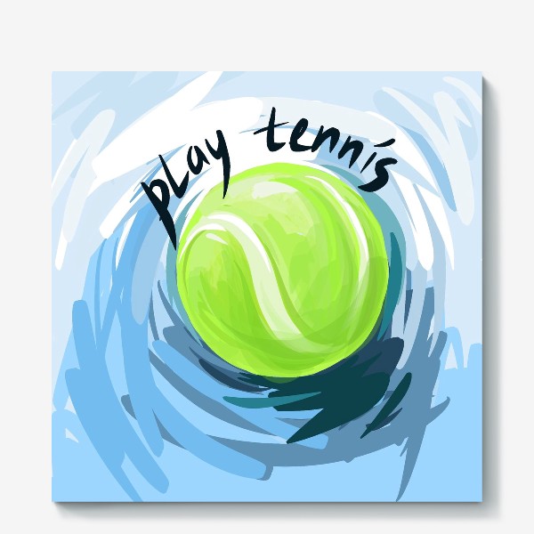 Холст «Играй в теннис»