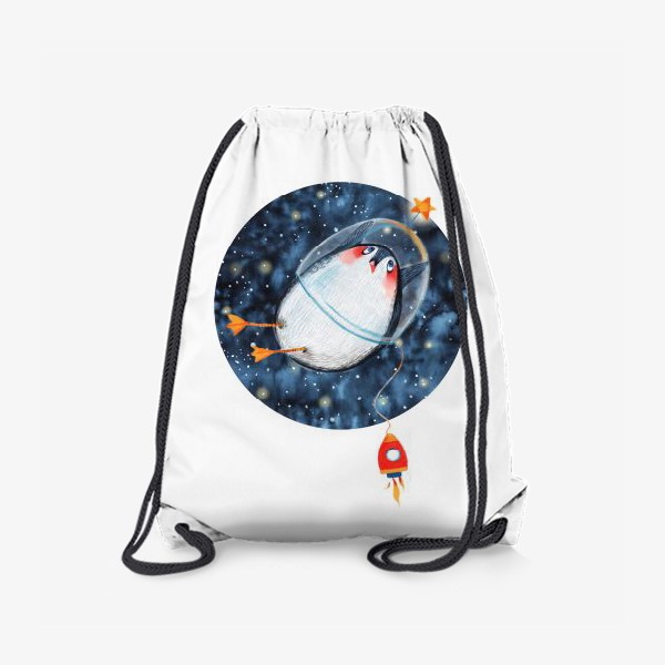 Рюкзак «Пингвин космонавт»