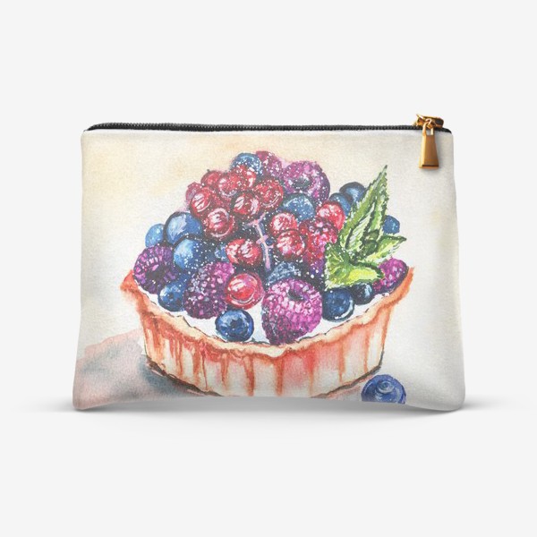 Косметичка «Пирожное со свежими ягодами»