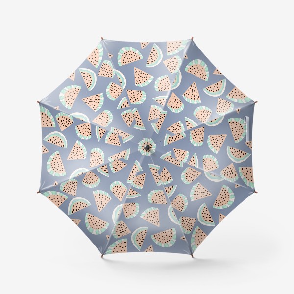 Зонт «Арбузные ломтики в бохо стиле»