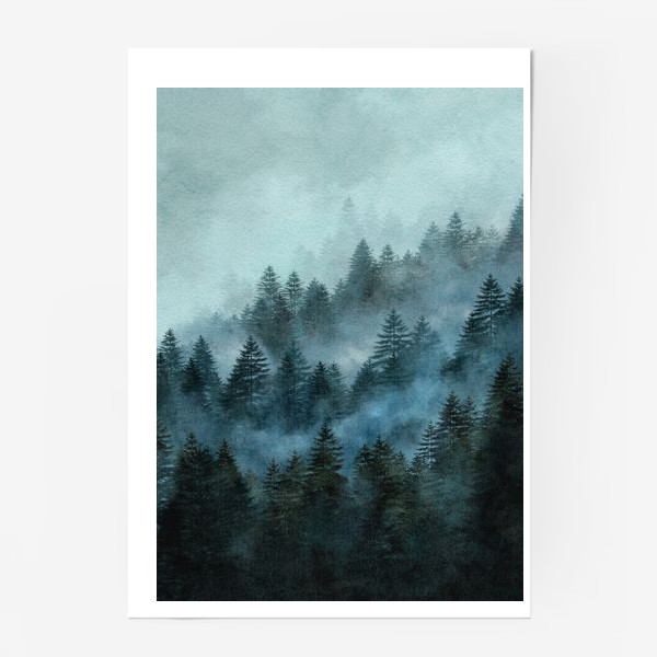 Постер «Туманный лес»