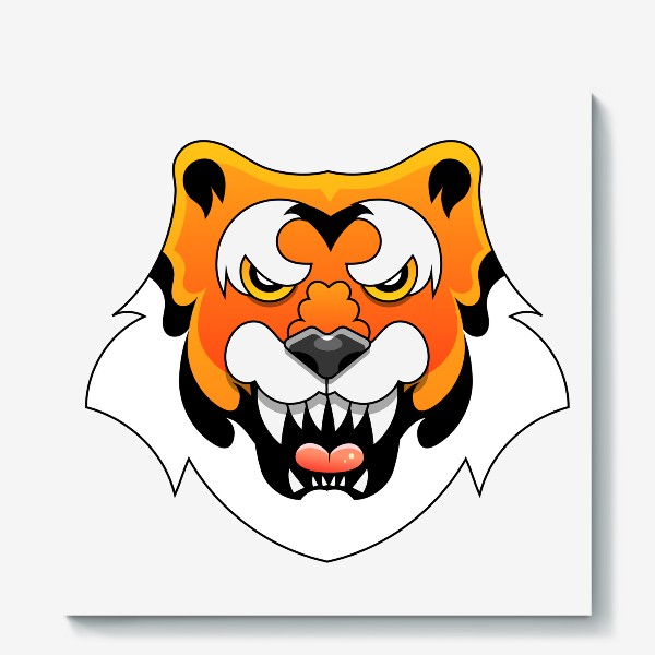 Холст «Tiger Icon»