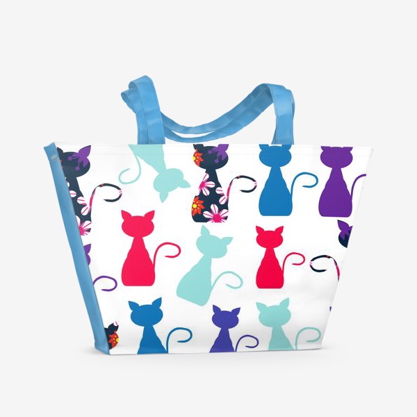 Пляжная сумка «Коты »