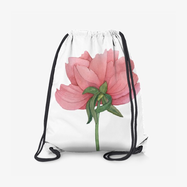 Рюкзак «Акварель цветок Пион »