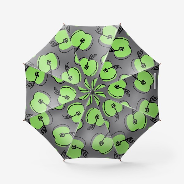 Зонт &laquo;зеленые яблоки&raquo;